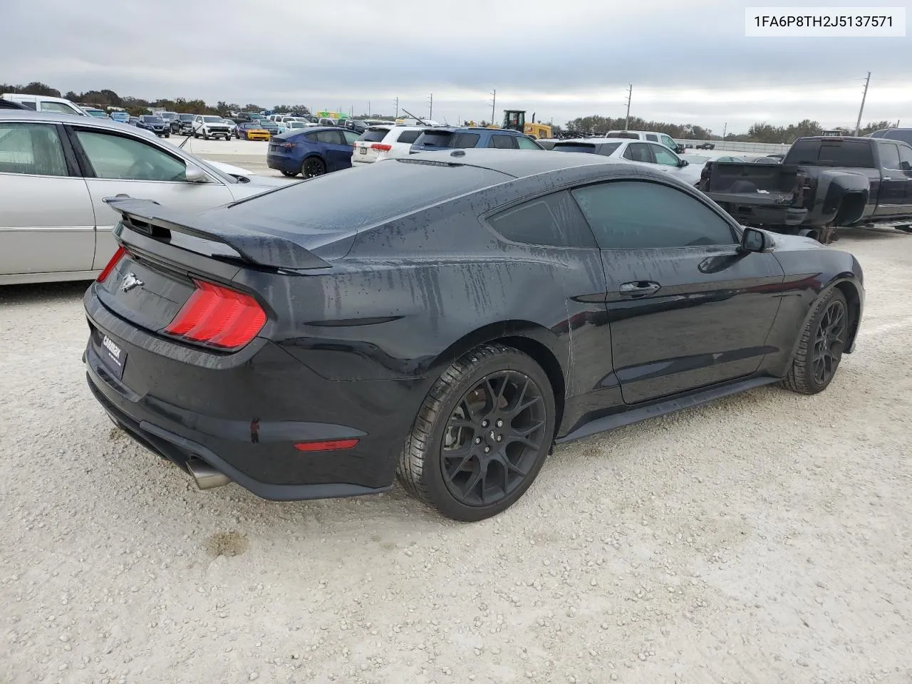 2018 Ford Mustang VIN: 1FA6P8TH2J5137571 Lot: 77095434