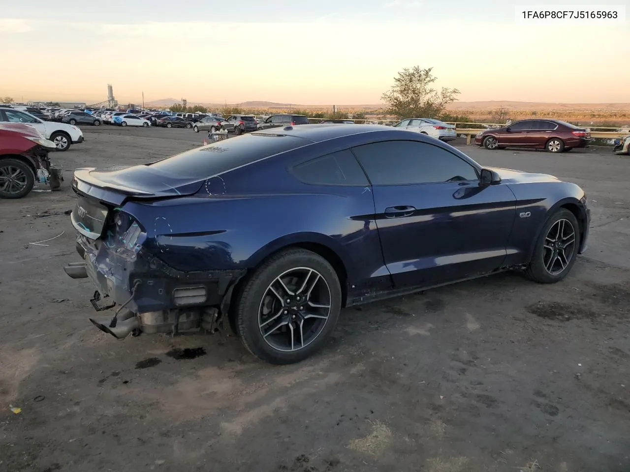 2018 Ford Mustang Gt VIN: 1FA6P8CF7J5165963 Lot: 77276124