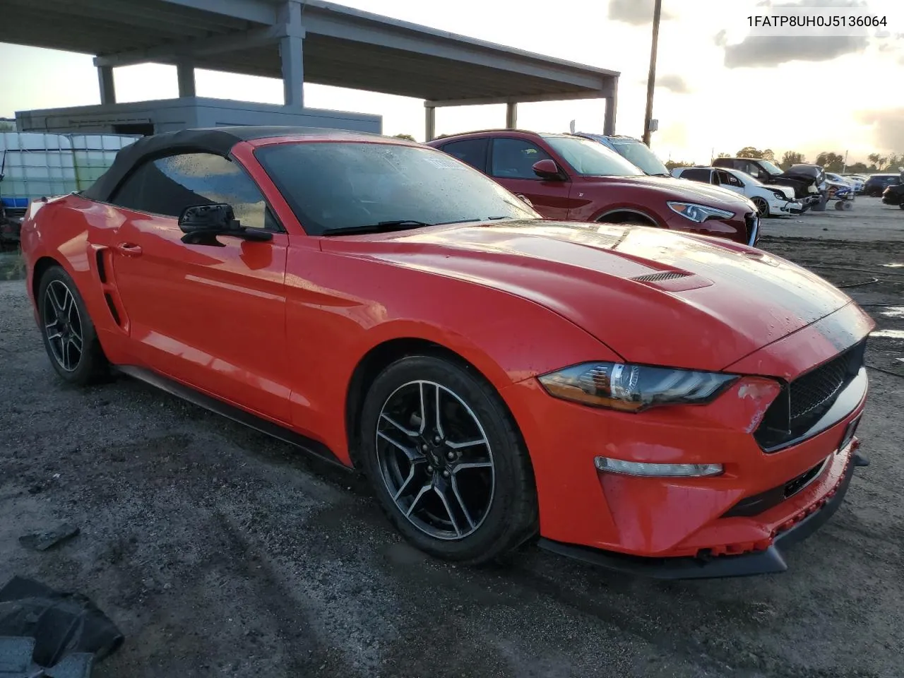 2018 Ford Mustang VIN: 1FATP8UH0J5136064 Lot: 77397034