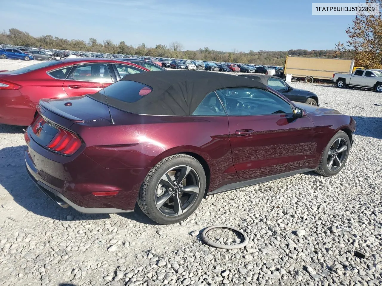 2018 Ford Mustang VIN: 1FATP8UH3J5122899 Lot: 77577924