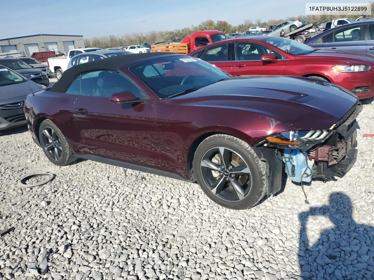 2018 Ford Mustang VIN: 1FATP8UH3J5122899 Lot: 77577924