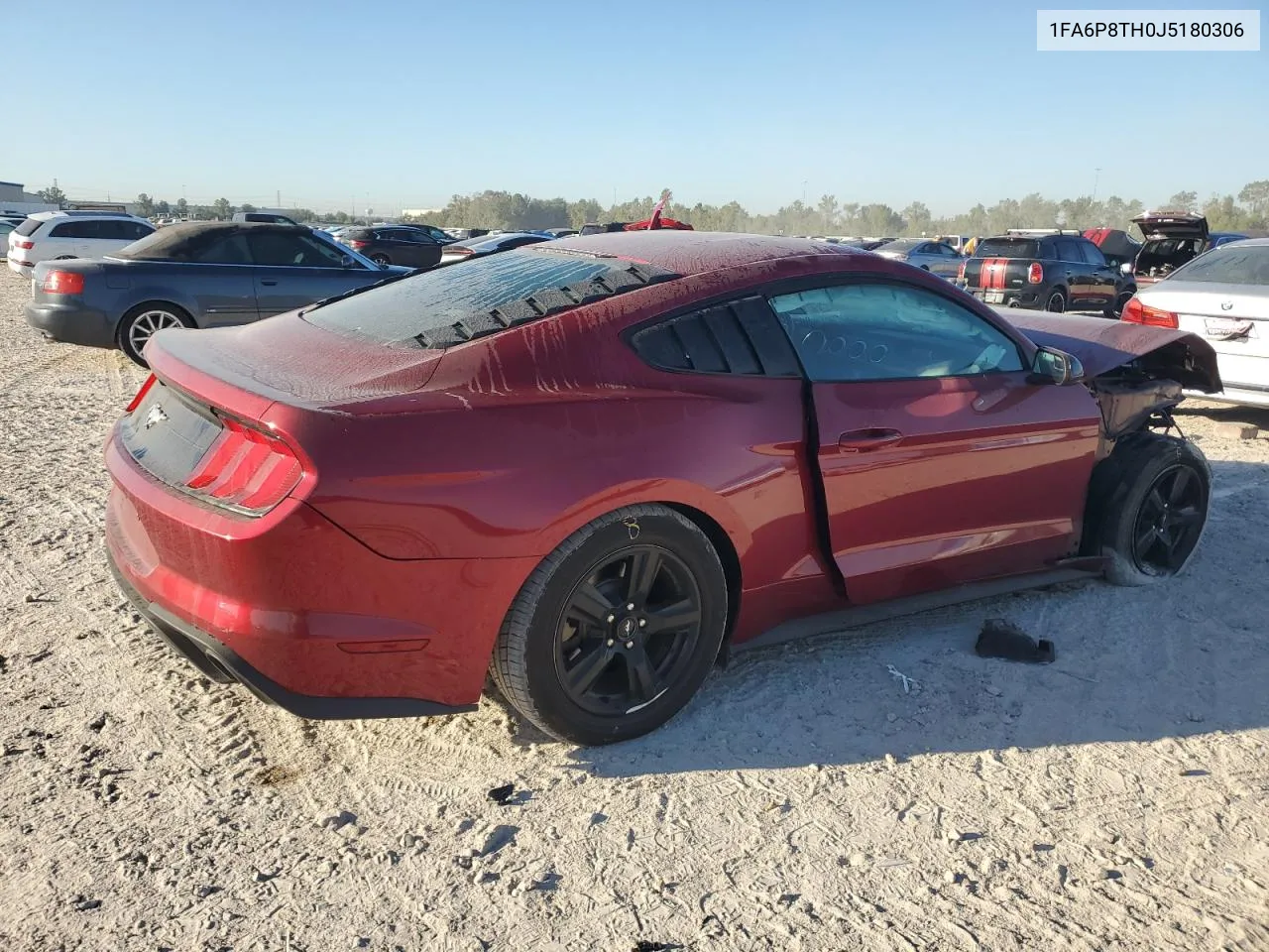 2018 Ford Mustang VIN: 1FA6P8TH0J5180306 Lot: 77640014