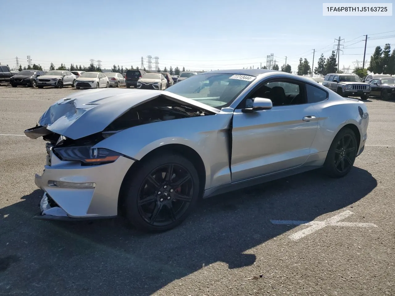 2018 Ford Mustang VIN: 1FA6P8TH1J5163725 Lot: 77713444