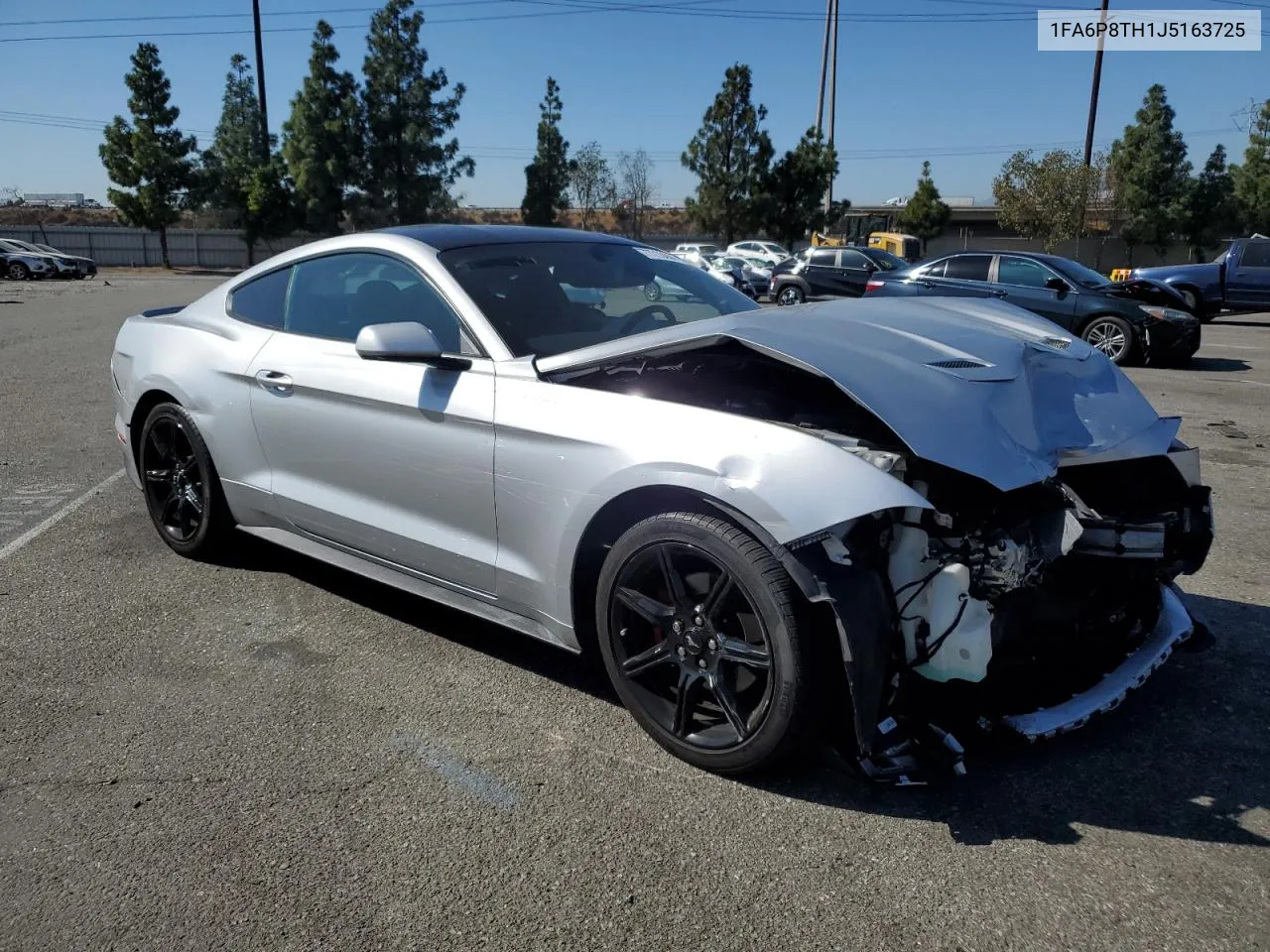 2018 Ford Mustang VIN: 1FA6P8TH1J5163725 Lot: 77713444