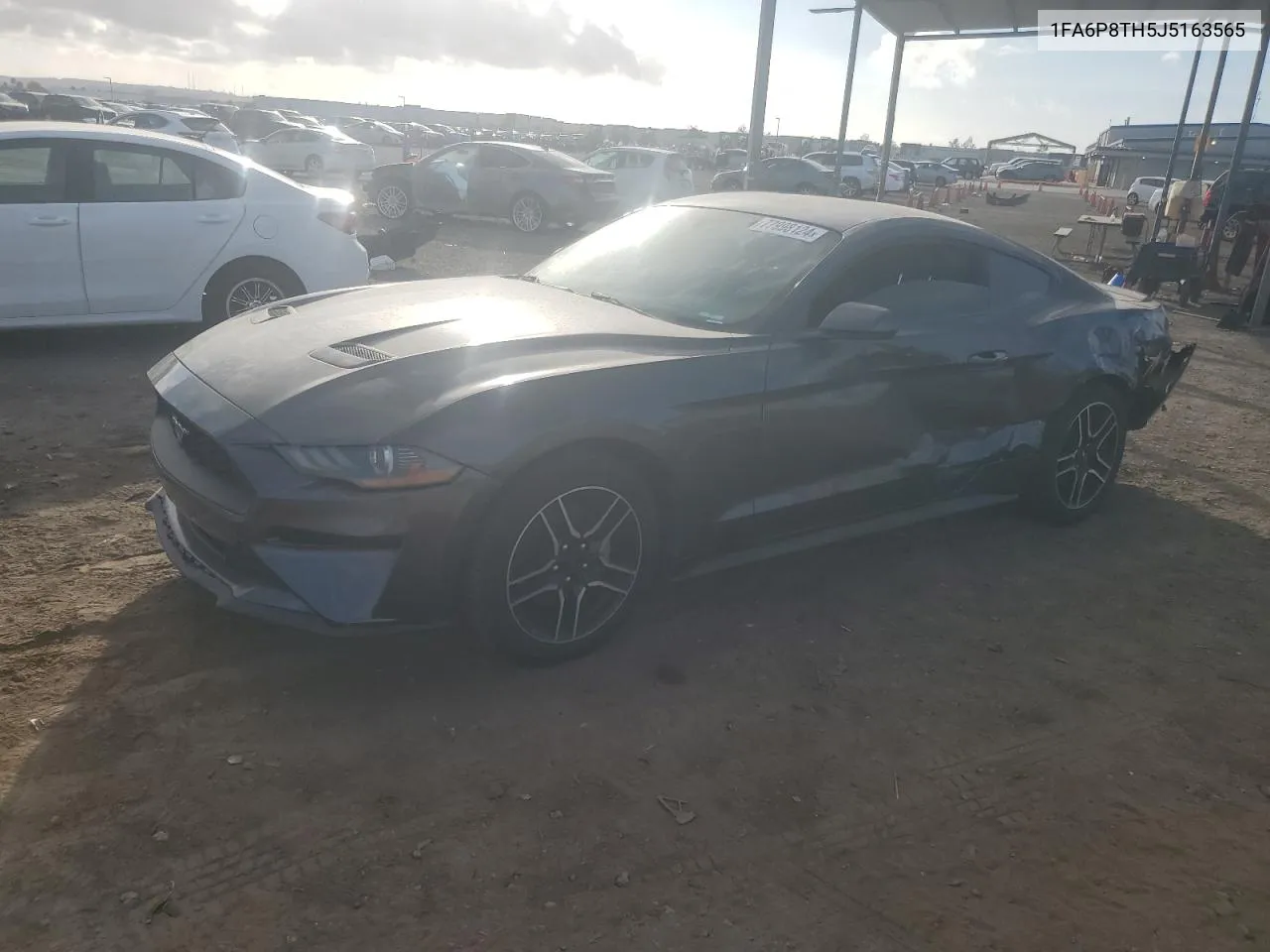 2018 Ford Mustang VIN: 1FA6P8TH5J5163565 Lot: 77998124