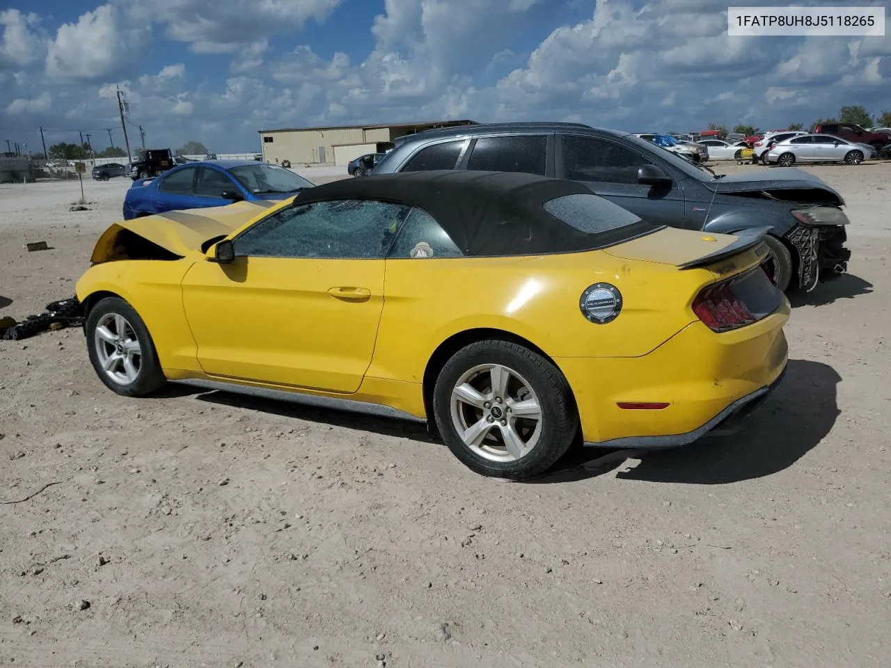 2018 Ford Mustang VIN: 1FATP8UH8J5118265 Lot: 78020184