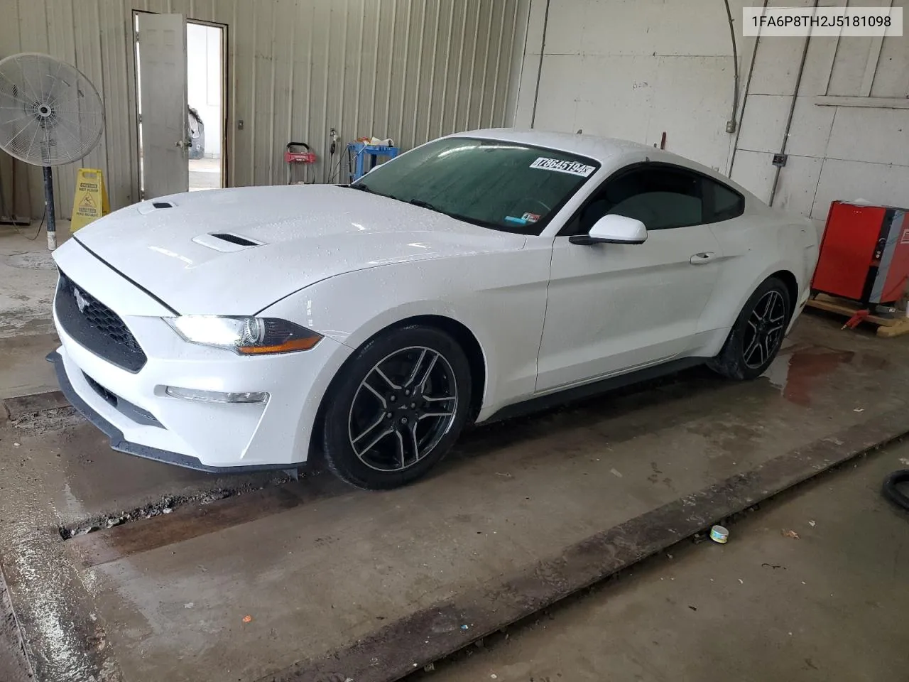 2018 Ford Mustang VIN: 1FA6P8TH2J5181098 Lot: 78645194