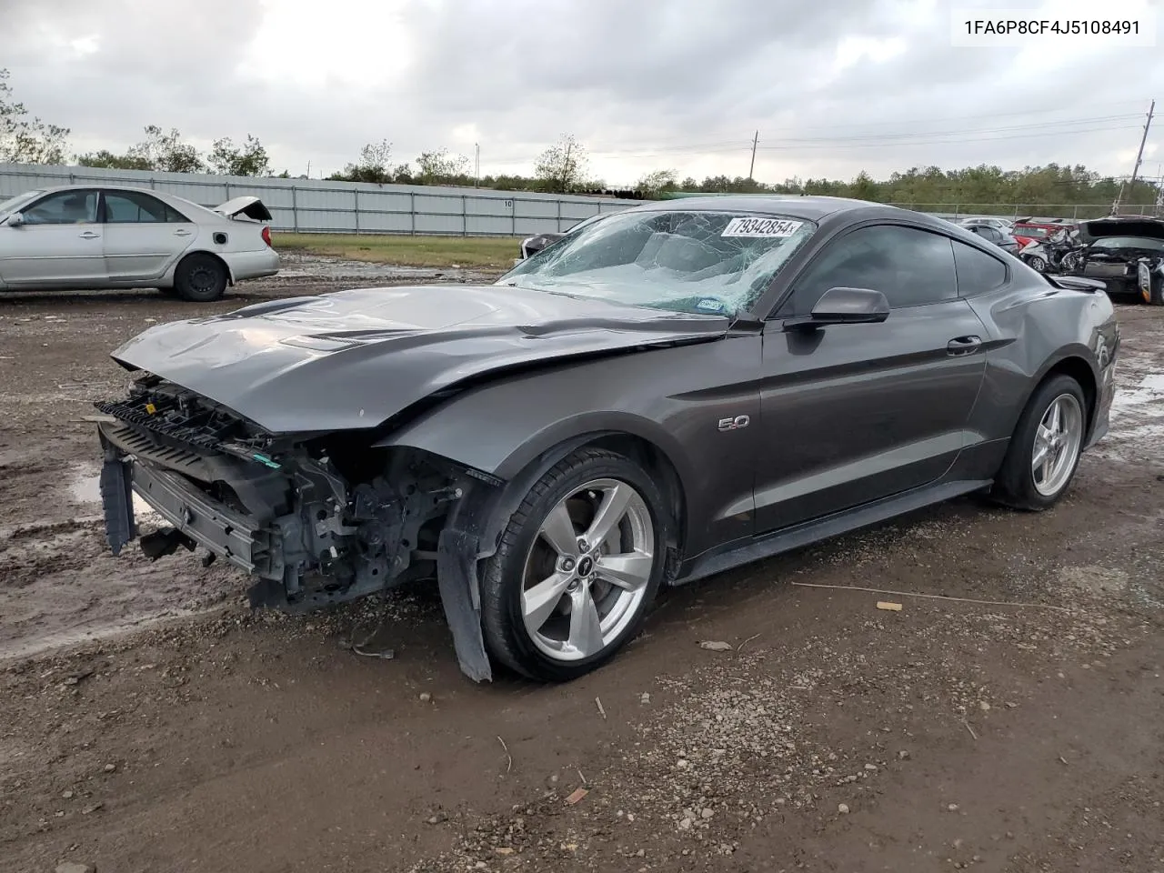 2018 Ford Mustang Gt VIN: 1FA6P8CF4J5108491 Lot: 79342854