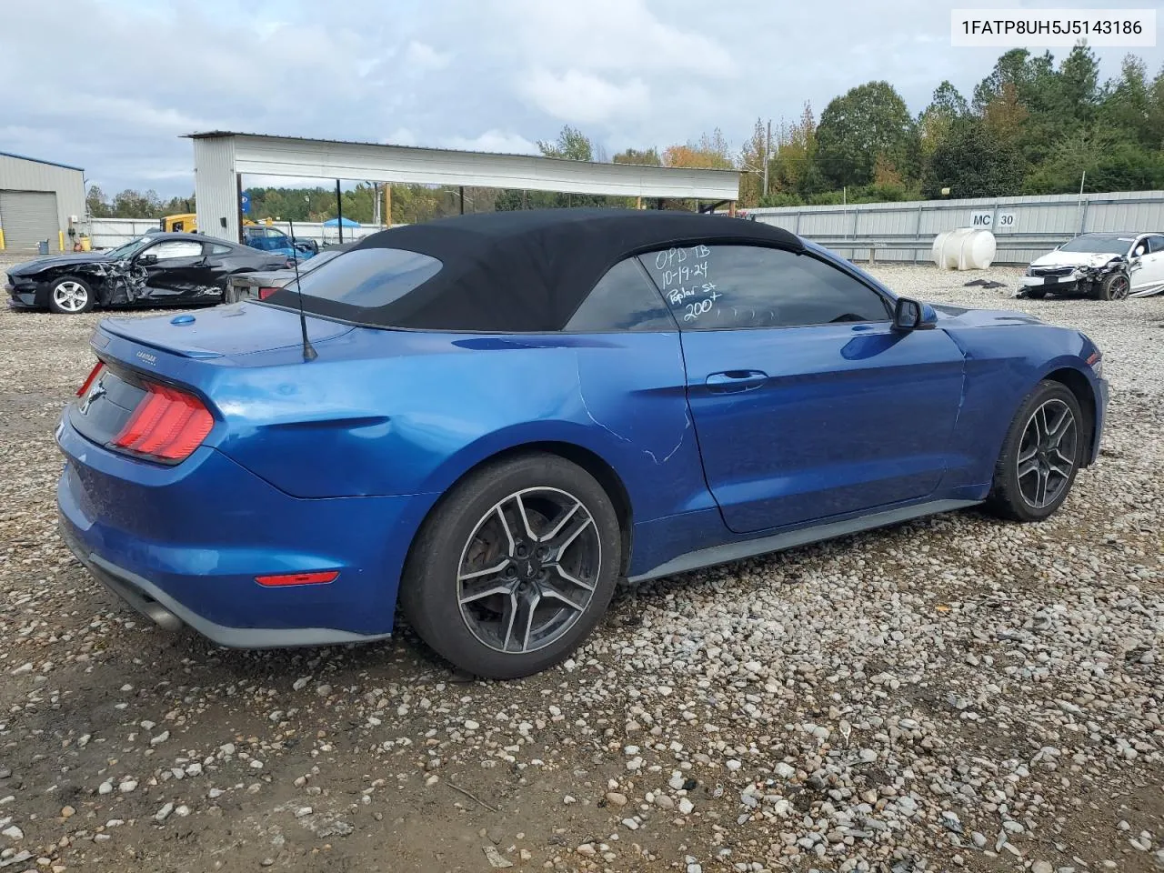 2018 Ford Mustang VIN: 1FATP8UH5J5143186 Lot: 79456964