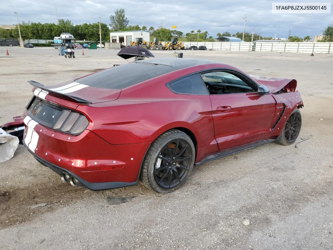 2018 Ford Mustang Shelby Gt350 VIN: 1FA6P8JZXJ5500145 Lot: 80631884