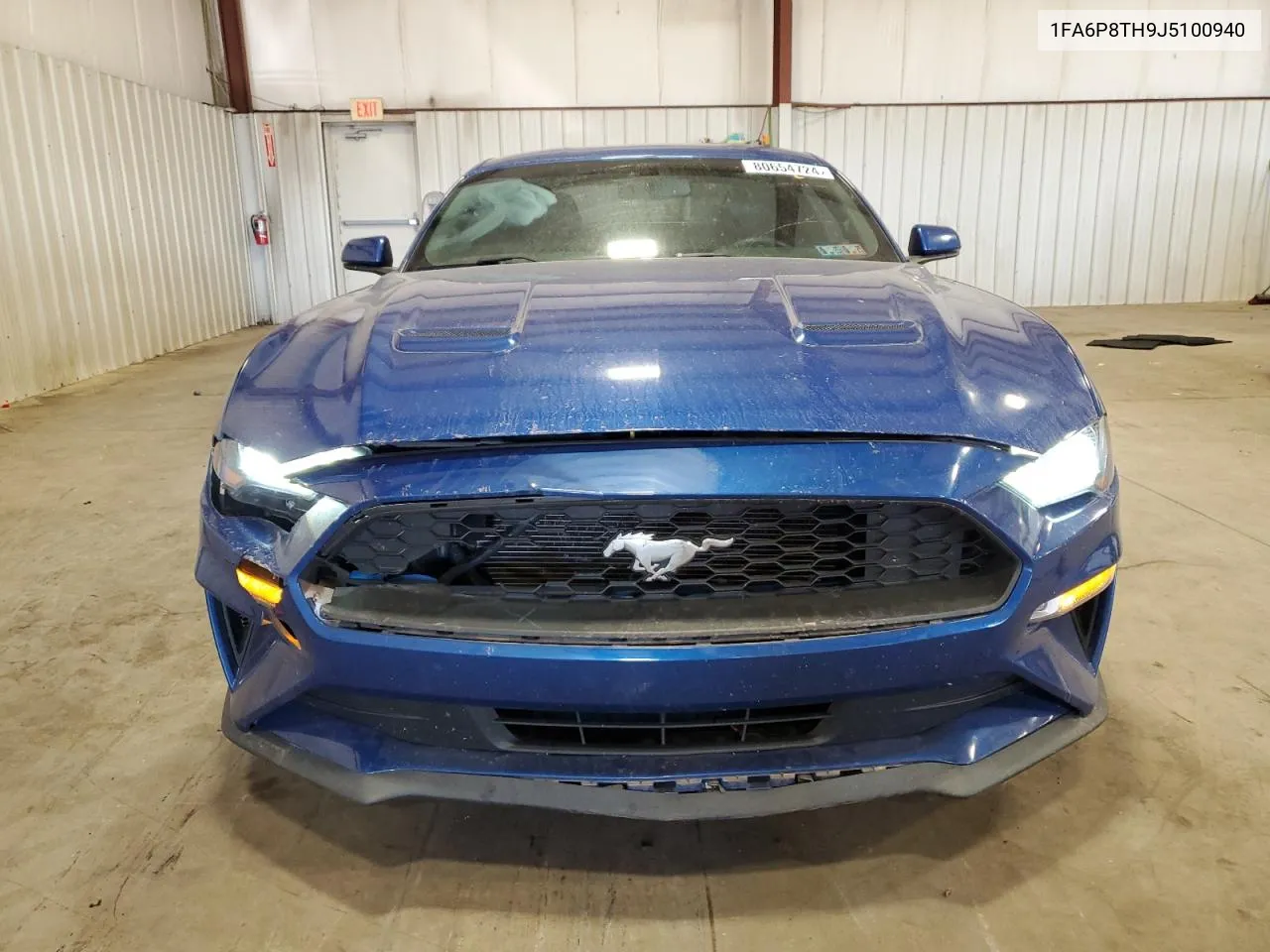 2018 Ford Mustang VIN: 1FA6P8TH9J5100940 Lot: 80654724