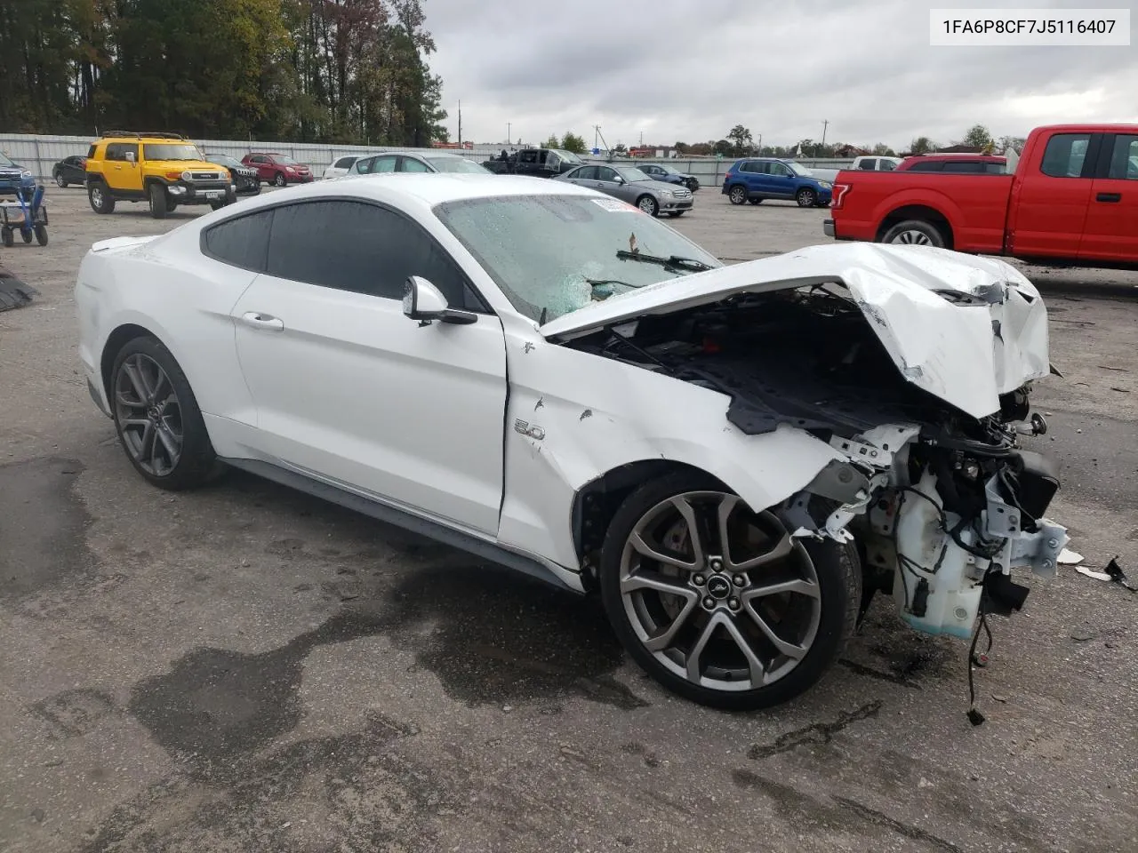 2018 Ford Mustang Gt VIN: 1FA6P8CF7J5116407 Lot: 80985704