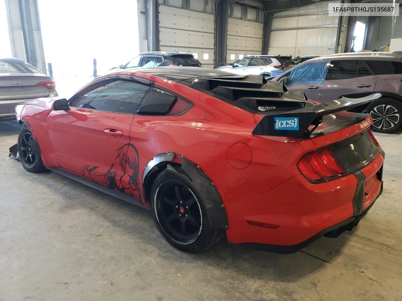 2018 Ford Mustang VIN: 1FA6P8TH0J5135687 Lot: 81880784