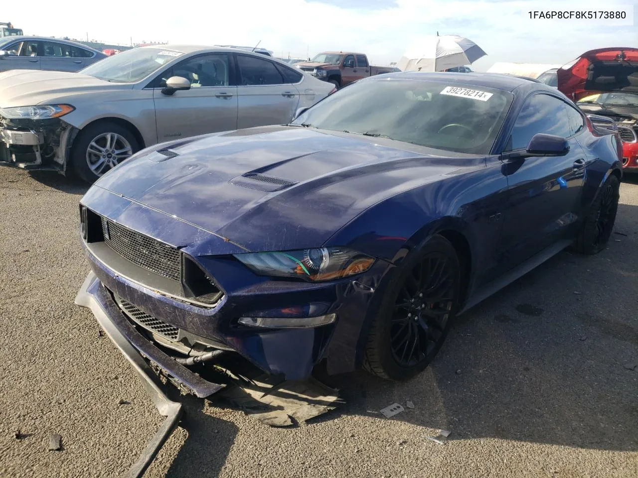 2019 Ford Mustang Gt VIN: 1FA6P8CF8K5173880 Lot: 39278214