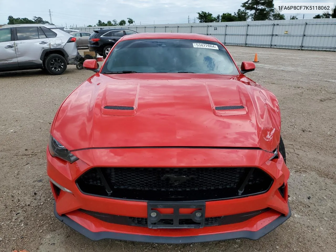 2019 Ford Mustang Gt VIN: 1FA6P8CF7K5118062 Lot: 53422864