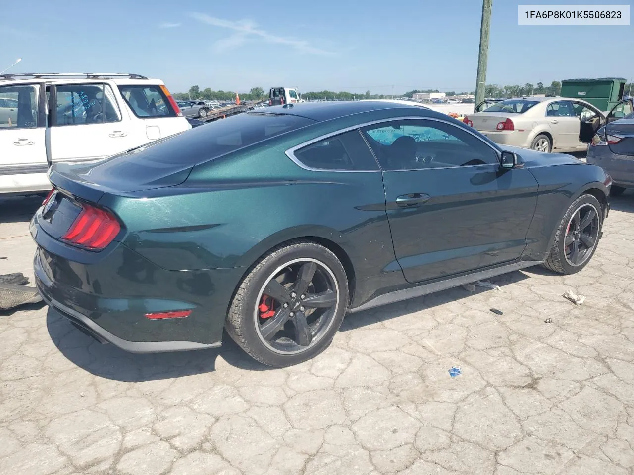 2019 Ford Mustang Bullitt VIN: 1FA6P8K01K5506823 Lot: 55398714