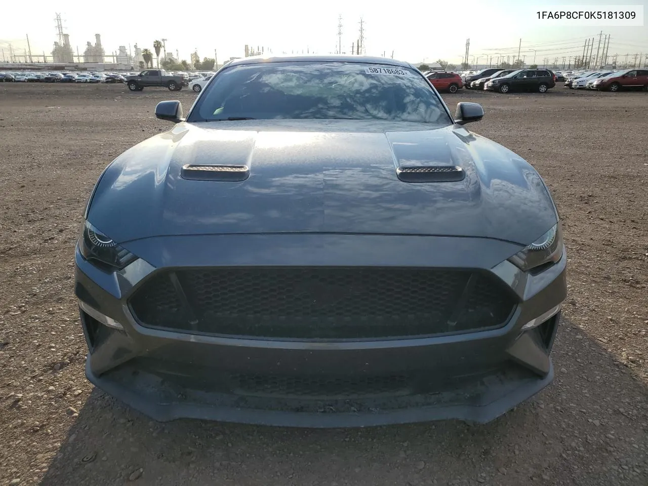 2019 Ford Mustang Gt VIN: 1FA6P8CF0K5181309 Lot: 58718683