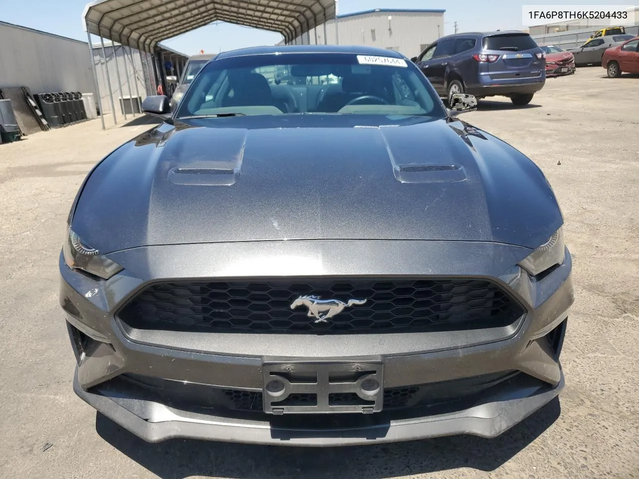 2019 Ford Mustang VIN: 1FA6P8TH6K5204433 Lot: 60257644