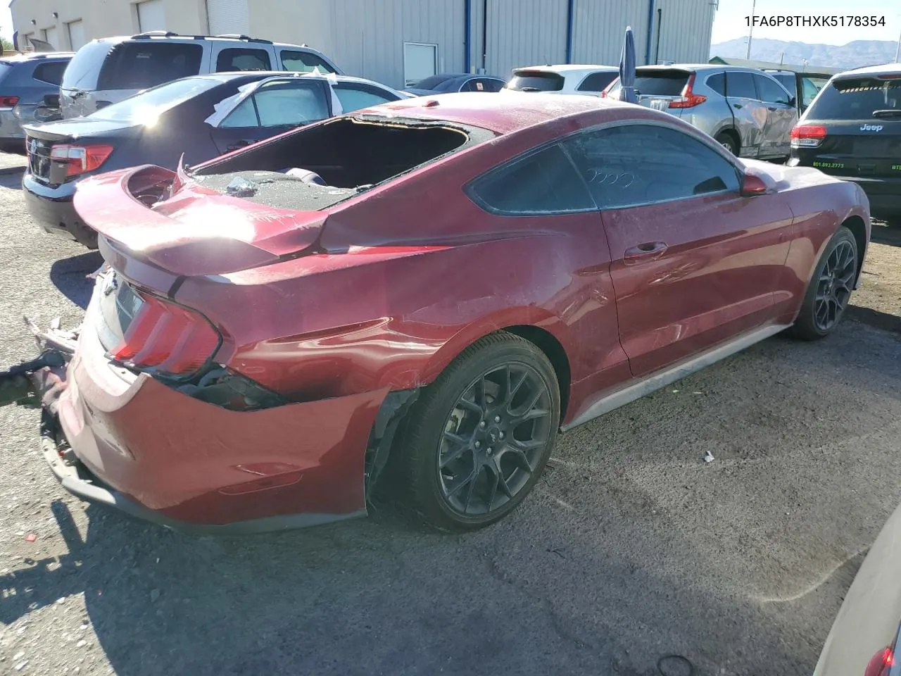 2019 Ford Mustang VIN: 1FA6P8THXK5178354 Lot: 61859884