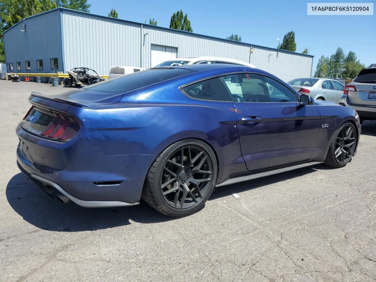 2019 Ford Mustang Gt VIN: 1FA6P8CF6K5120904 Lot: 62079434