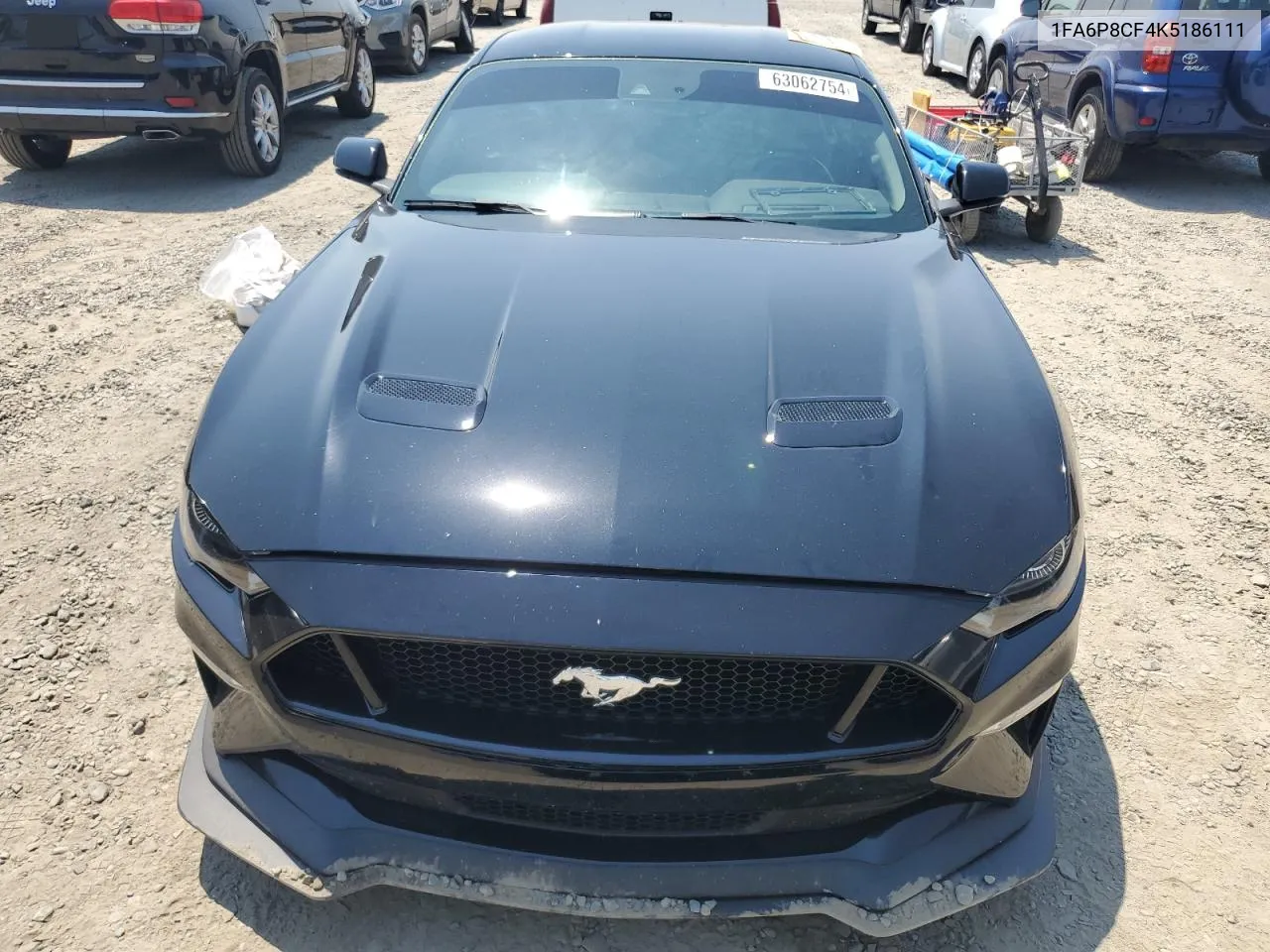 2019 Ford Mustang Gt VIN: 1FA6P8CF4K5186111 Lot: 63062754