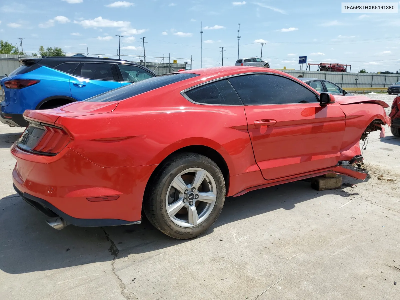 2019 Ford Mustang VIN: 1FA6P8THXK5191380 Lot: 66771664