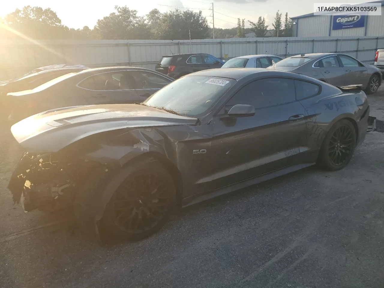 2019 Ford Mustang Gt VIN: 1FA6P8CFXK5103569 Lot: 66825704