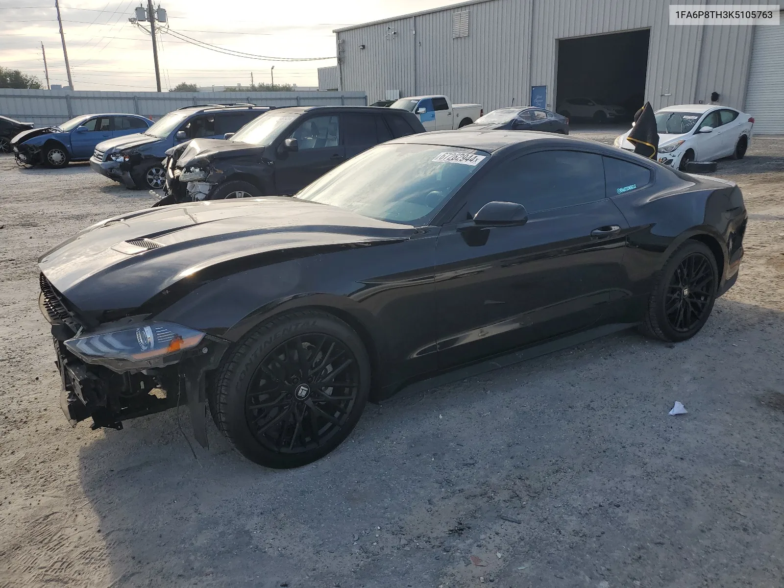 2019 Ford Mustang VIN: 1FA6P8TH3K5105763 Lot: 67262944