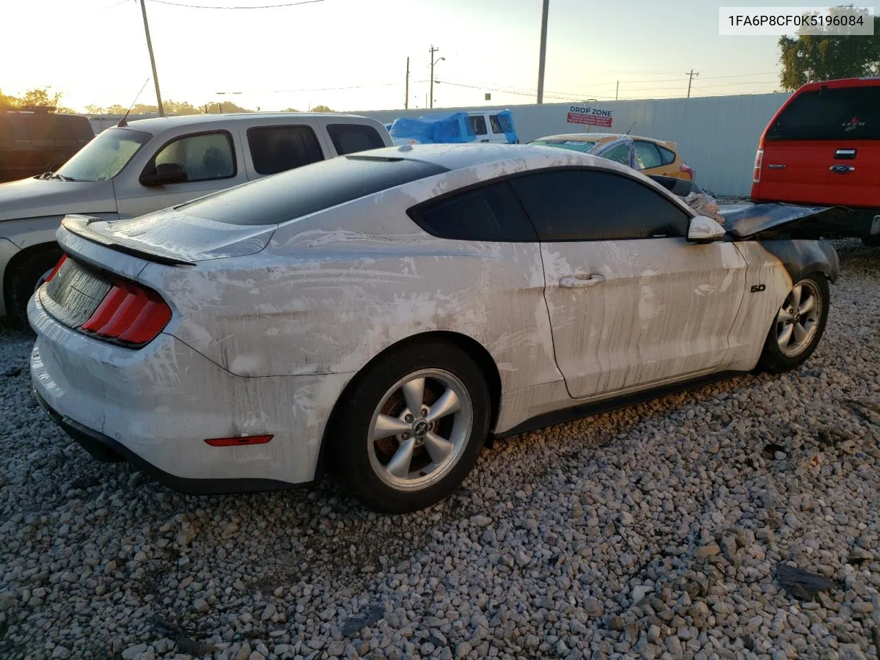 2019 Ford Mustang Gt VIN: 1FA6P8CF0K5196084 Lot: 68096354