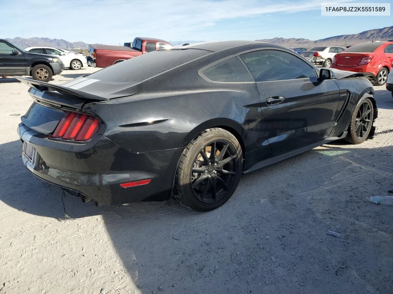 2019 Ford Mustang Shelby Gt350 VIN: 1FA6P8JZ2K5551589 Lot: 68844984