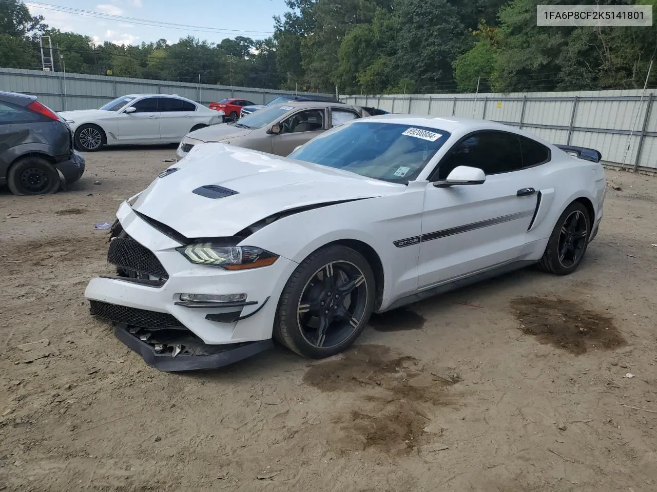 2019 Ford Mustang Gt VIN: 1FA6P8CF2K5141801 Lot: 69200884