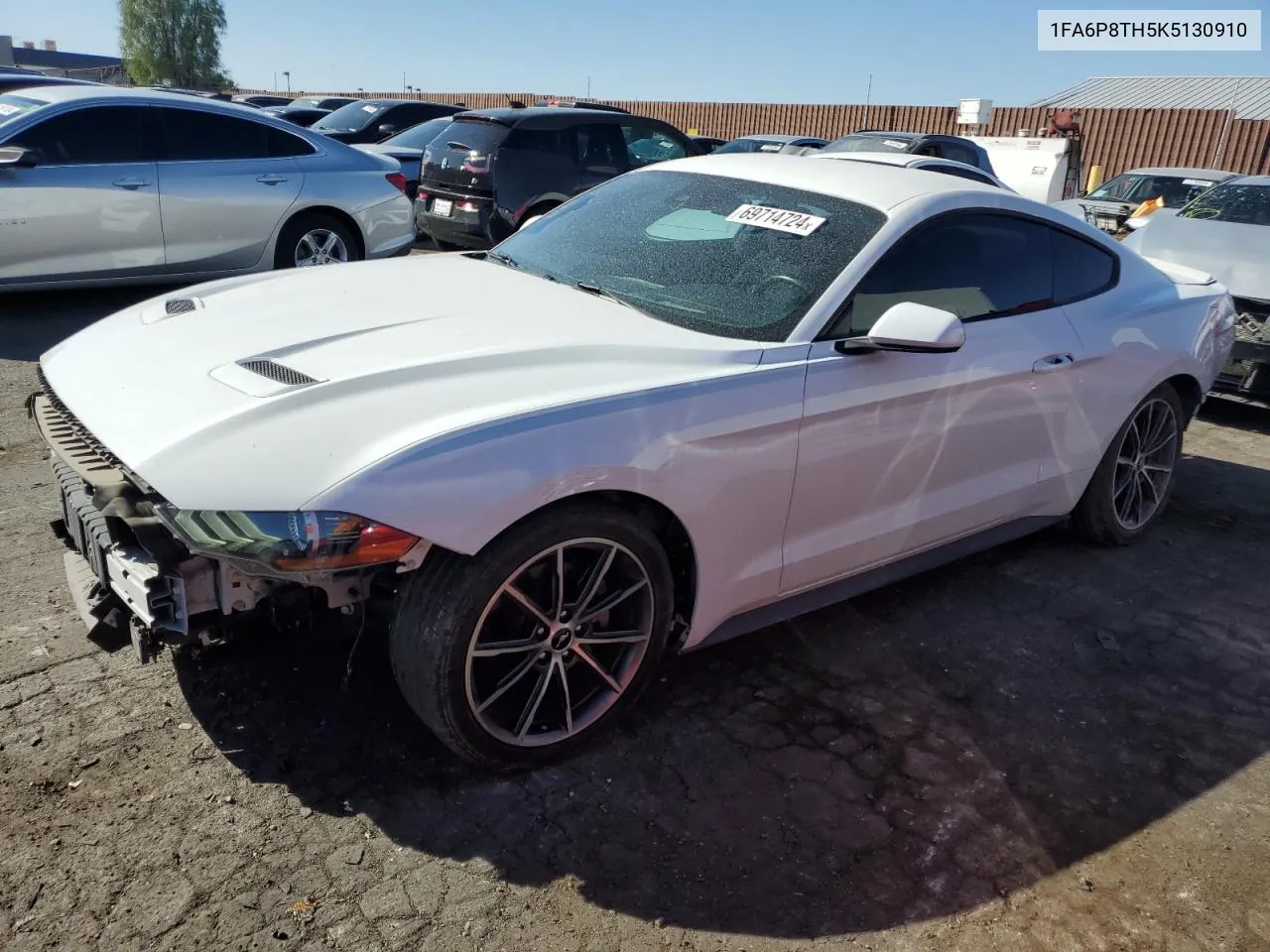 2019 Ford Mustang VIN: 1FA6P8TH5K5130910 Lot: 69714724