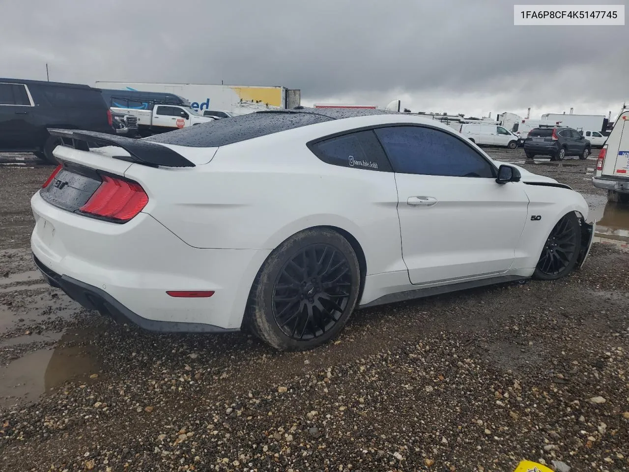 2019 Ford Mustang Gt VIN: 1FA6P8CF4K5147745 Lot: 69780214