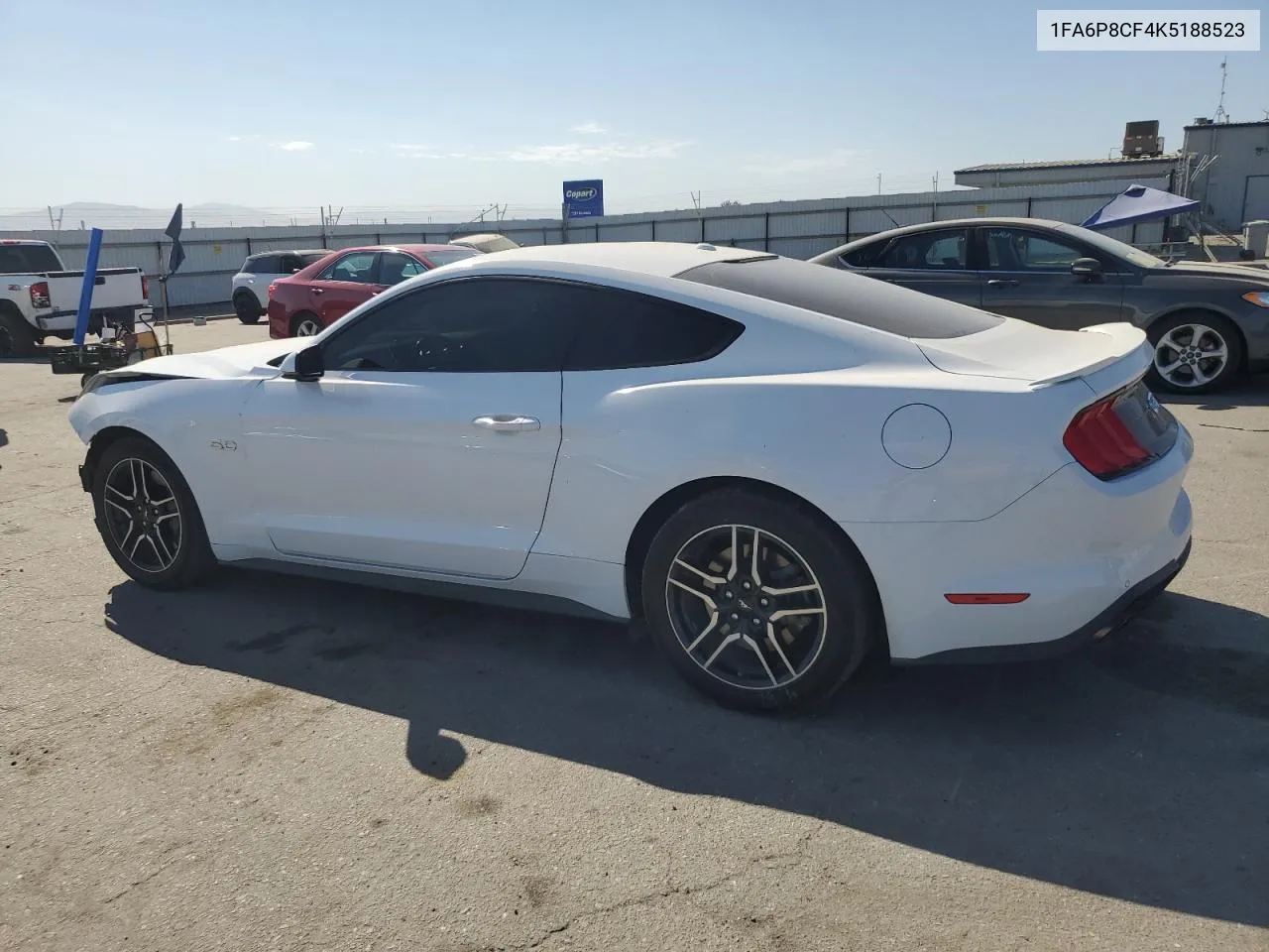 2019 Ford Mustang Gt VIN: 1FA6P8CF4K5188523 Lot: 70056514