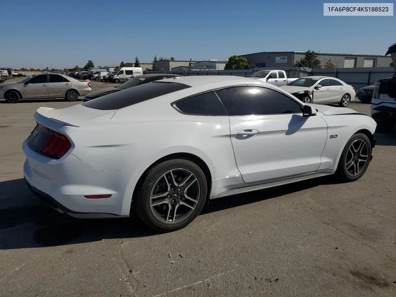 2019 Ford Mustang Gt VIN: 1FA6P8CF4K5188523 Lot: 70056514