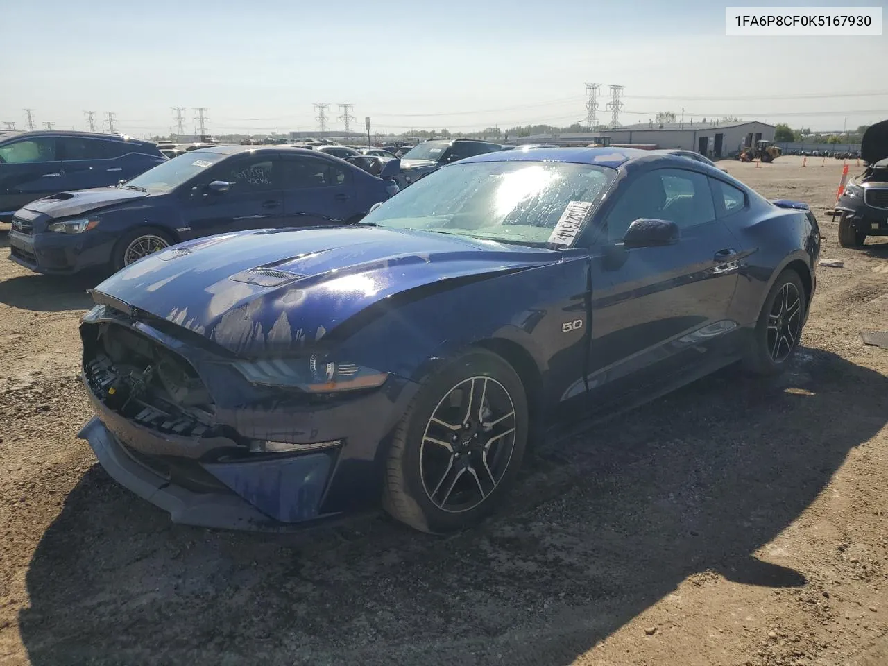 2019 Ford Mustang Gt VIN: 1FA6P8CF0K5167930 Lot: 70327314