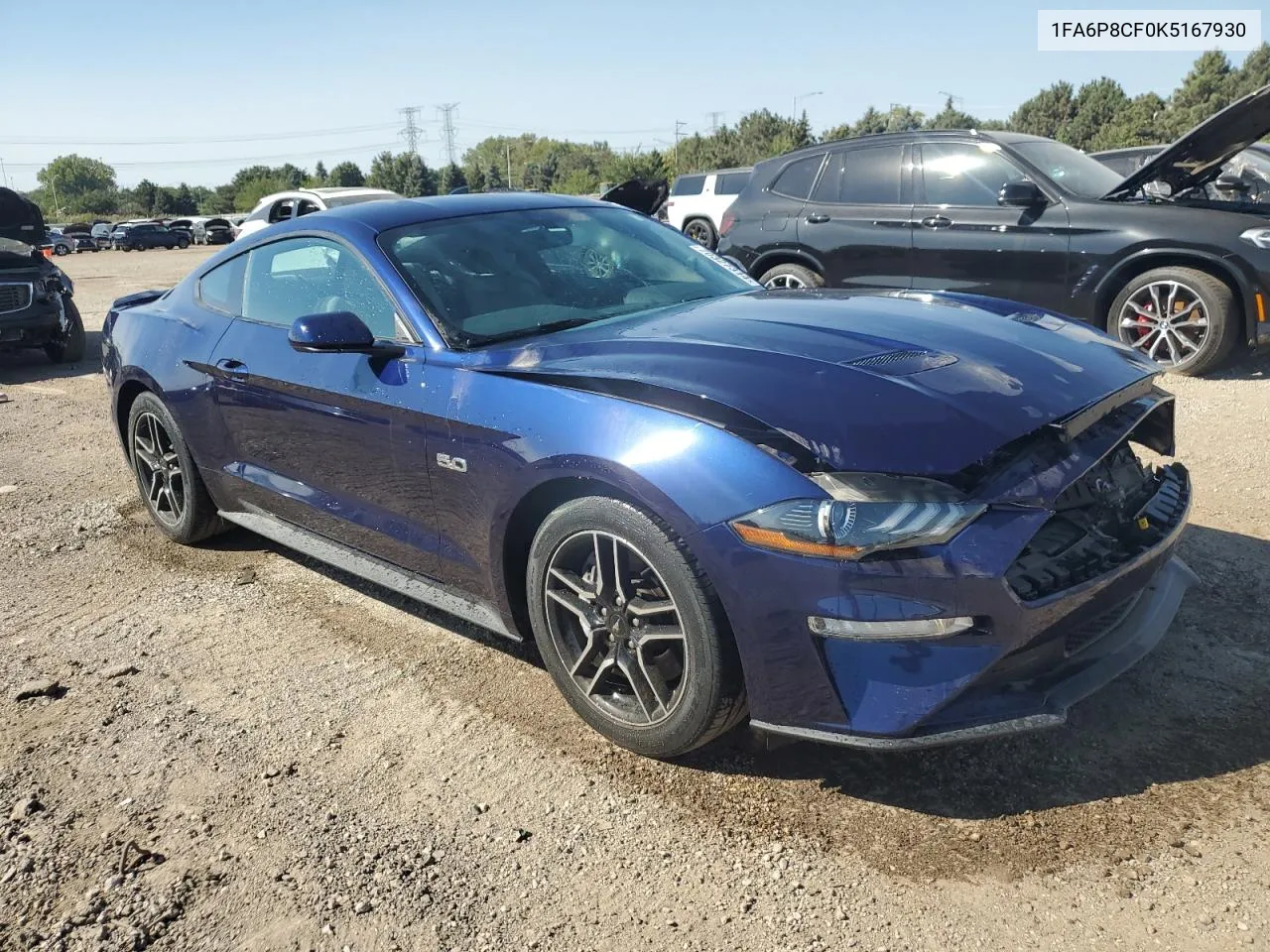 2019 Ford Mustang Gt VIN: 1FA6P8CF0K5167930 Lot: 70327314