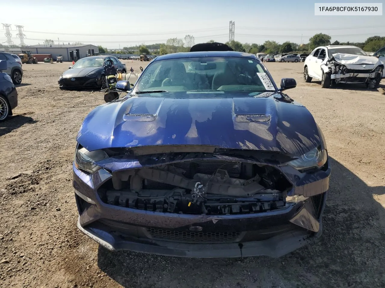 2019 Ford Mustang Gt VIN: 1FA6P8CF0K5167930 Lot: 70327314