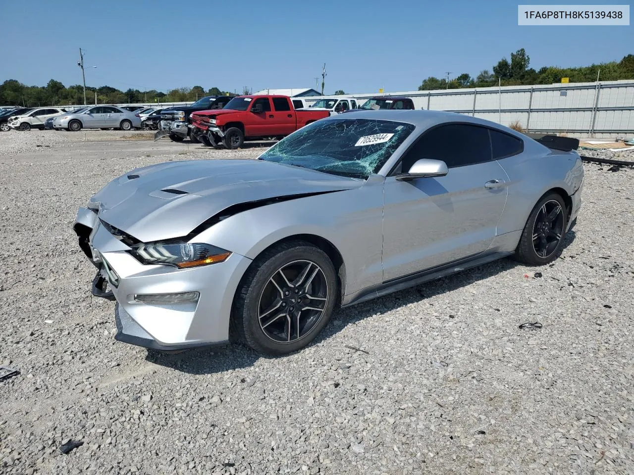 2019 Ford Mustang VIN: 1FA6P8TH8K5139438 Lot: 70529944