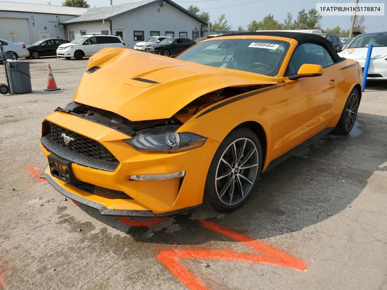 2019 Ford Mustang VIN: 1FATP8UH1K5178874 Lot: 70988464