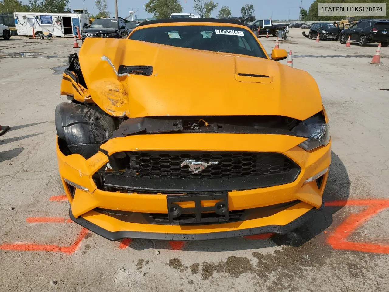 2019 Ford Mustang VIN: 1FATP8UH1K5178874 Lot: 70988464