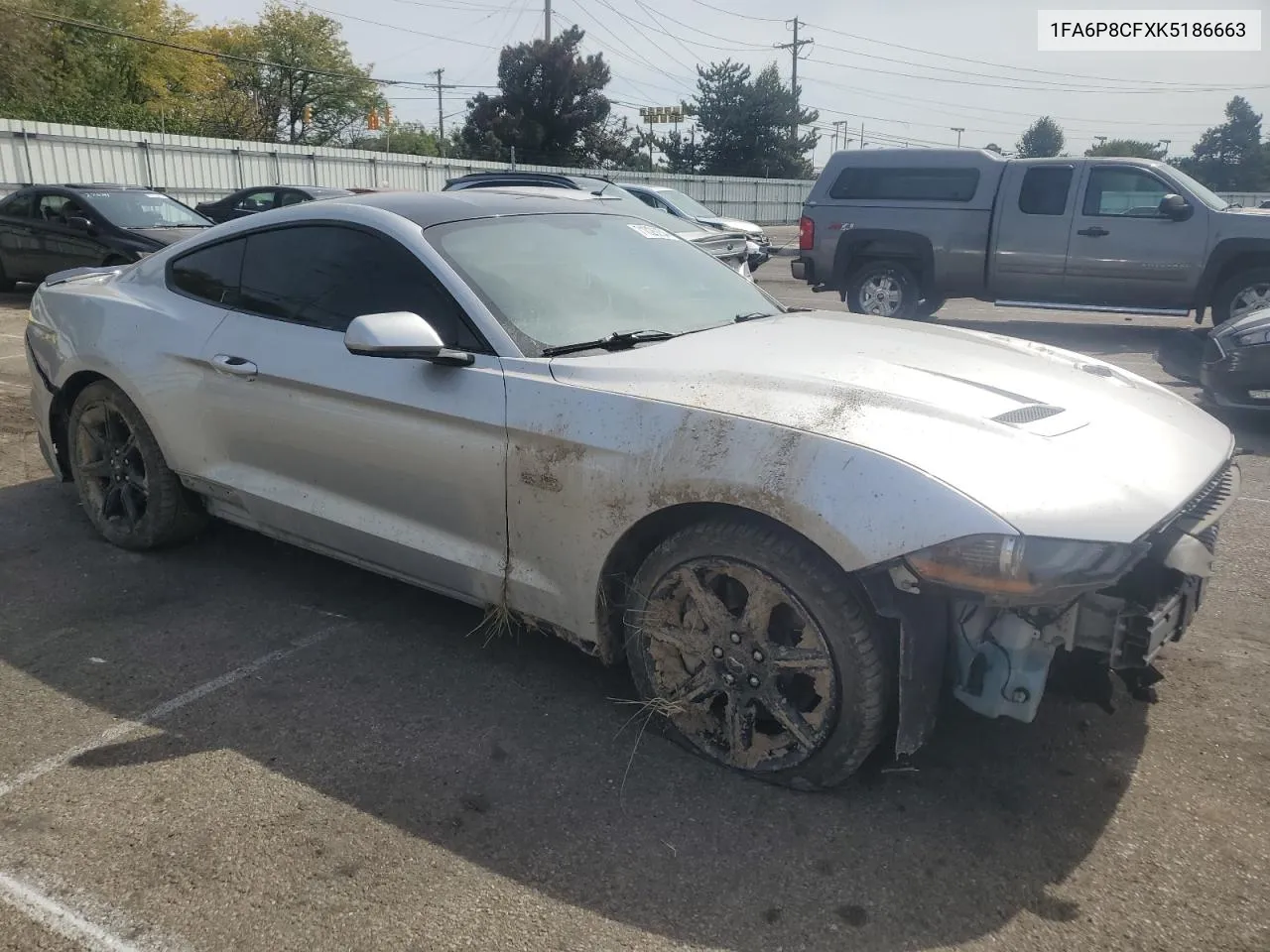 2019 Ford Mustang Gt VIN: 1FA6P8CFXK5186663 Lot: 71026234