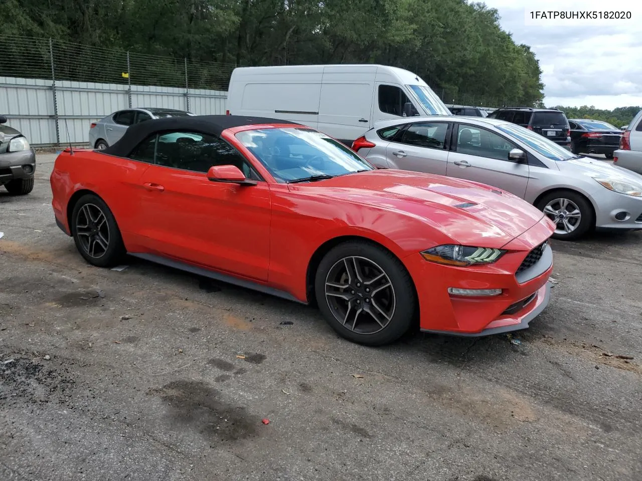 2019 Ford Mustang VIN: 1FATP8UHXK5182020 Lot: 71373844