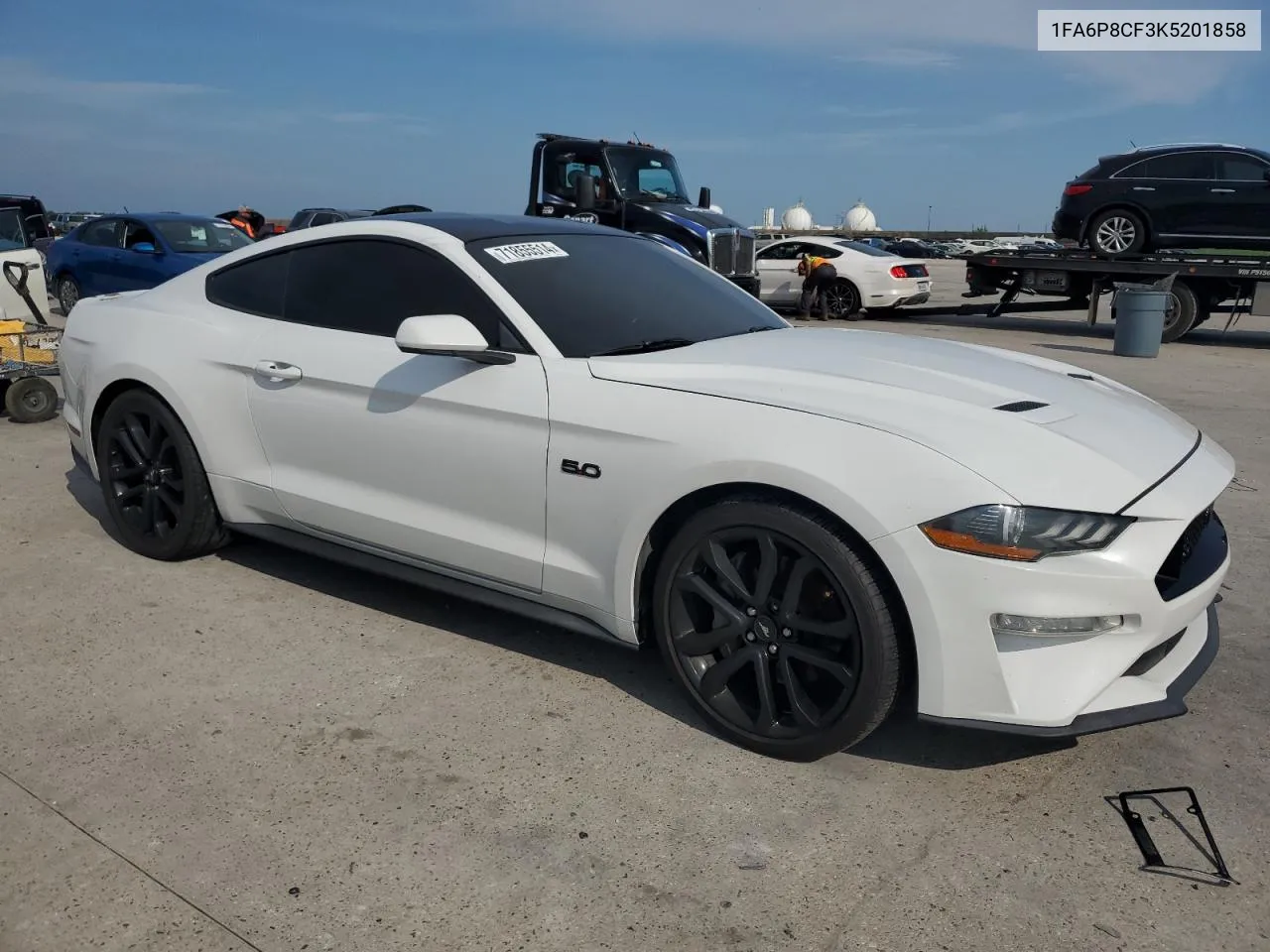 2019 Ford Mustang Gt VIN: 1FA6P8CF3K5201858 Lot: 71855514