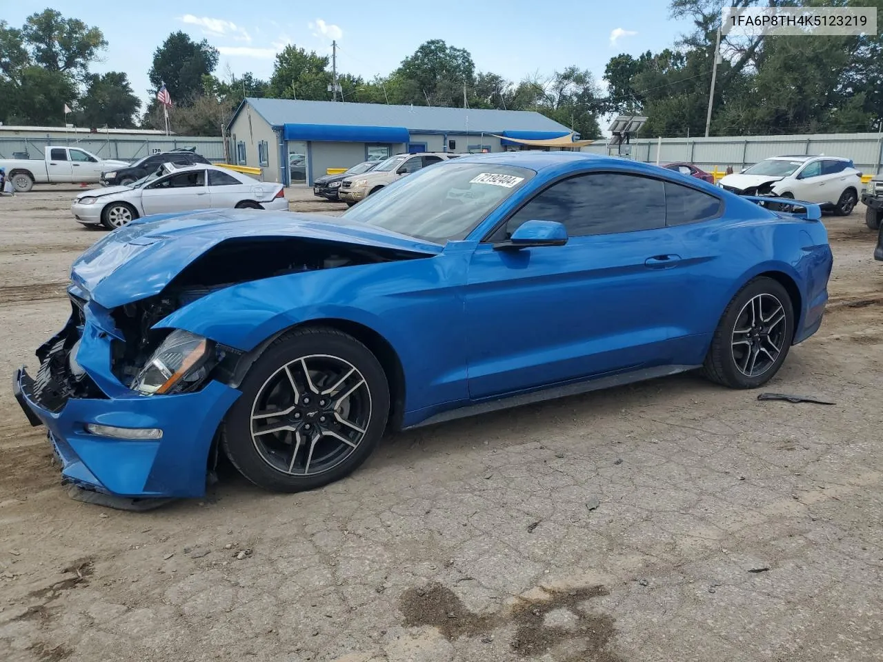 2019 Ford Mustang VIN: 1FA6P8TH4K5123219 Lot: 72192404