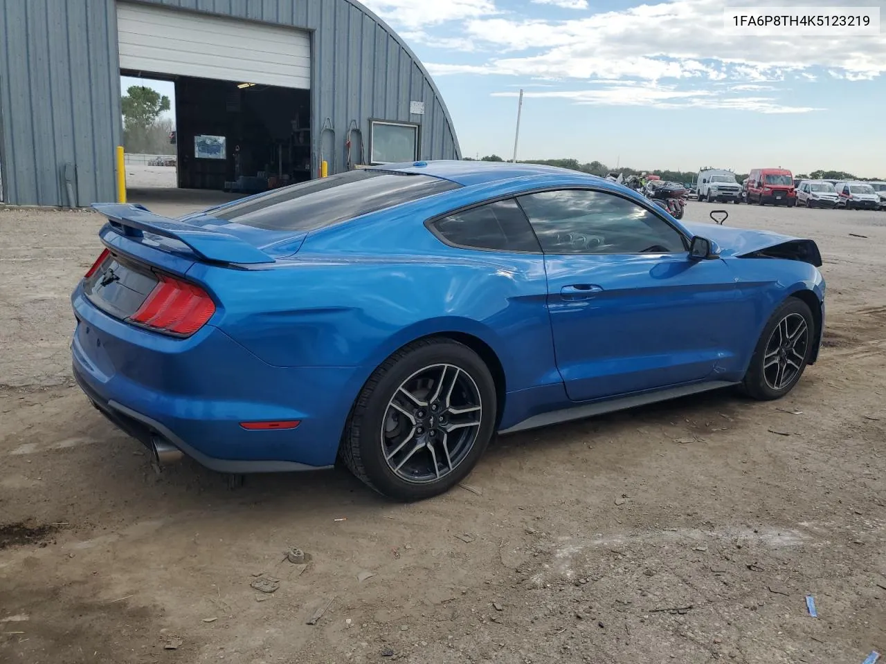 2019 Ford Mustang VIN: 1FA6P8TH4K5123219 Lot: 72192404