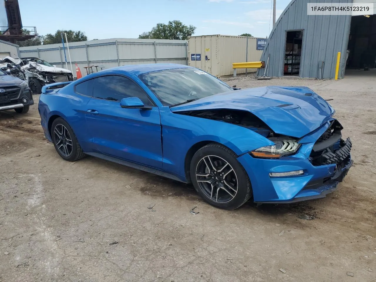 2019 Ford Mustang VIN: 1FA6P8TH4K5123219 Lot: 72192404