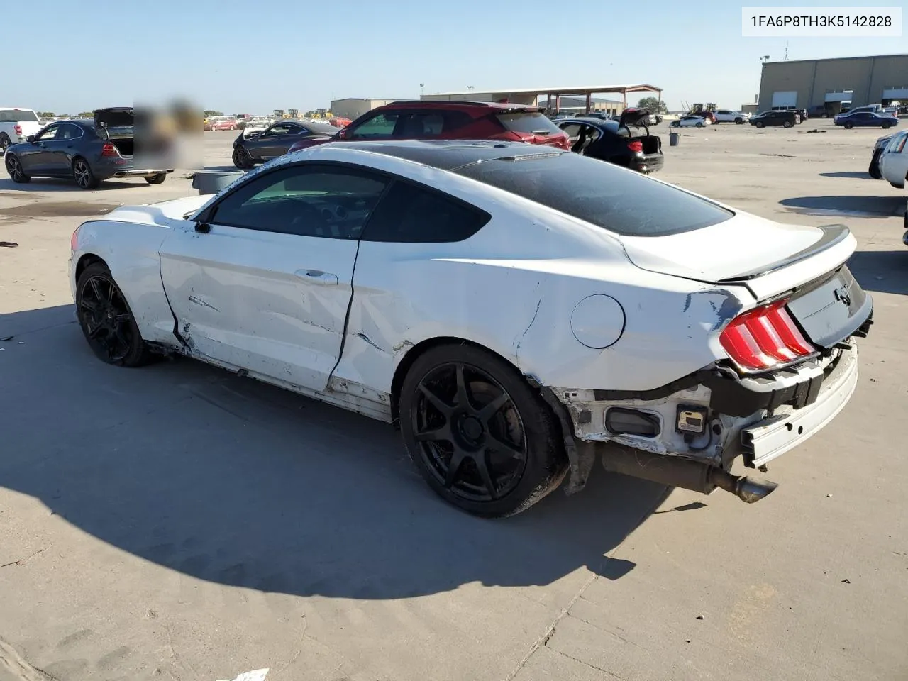 2019 Ford Mustang VIN: 1FA6P8TH3K5142828 Lot: 72221414