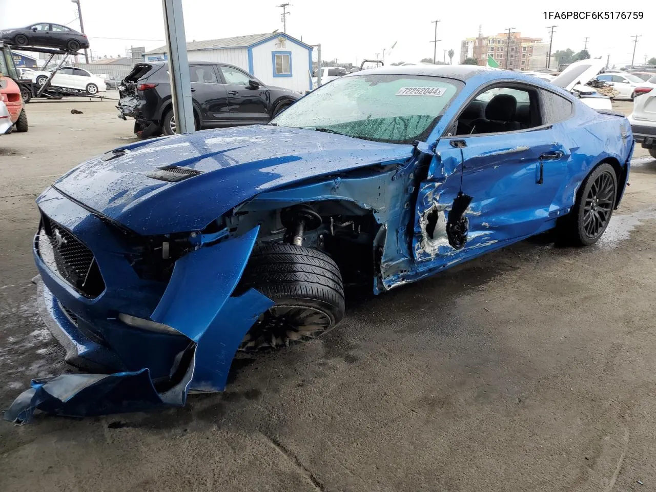 2019 Ford Mustang Gt VIN: 1FA6P8CF6K5176759 Lot: 72252044