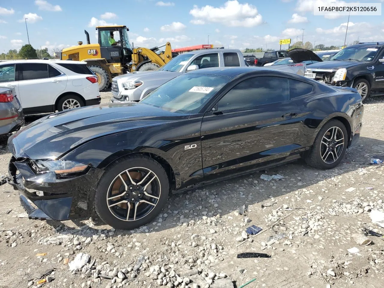 2019 Ford Mustang Gt VIN: 1FA6P8CF2K5120656 Lot: 72605734